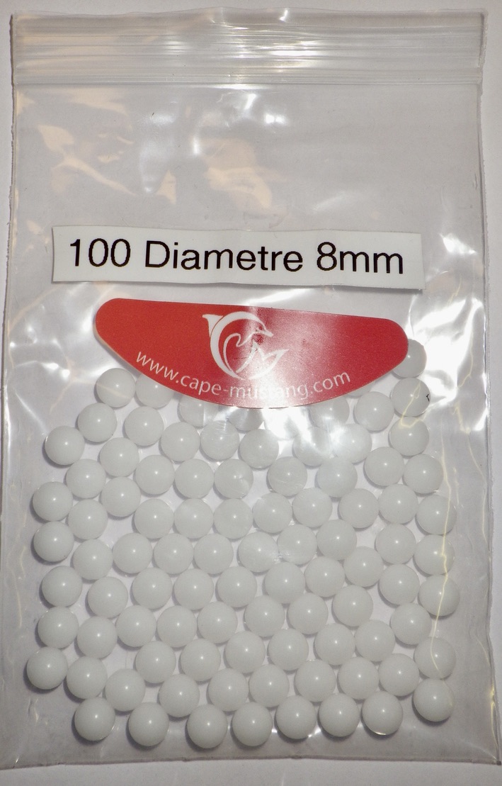 Image de Billes Delrin 8mm pour poulies ou chariots